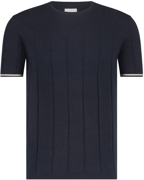State of Art Knitted T-Shirt Bleu Marine Product
