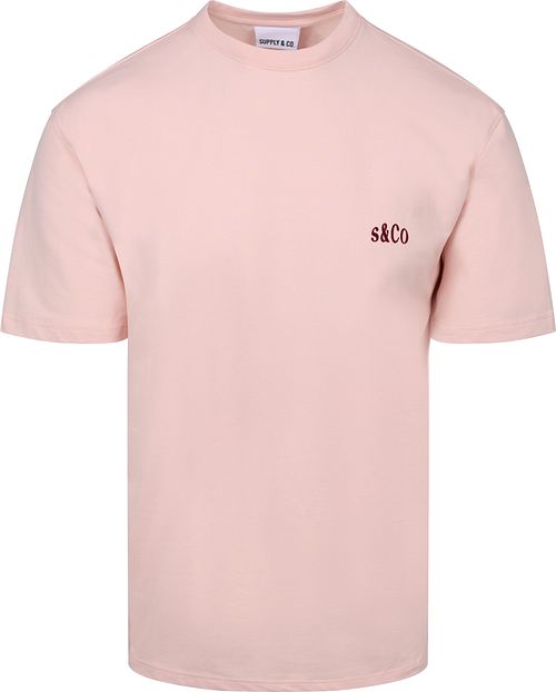 Supply & Co T-Shirt Backprint Pink Product