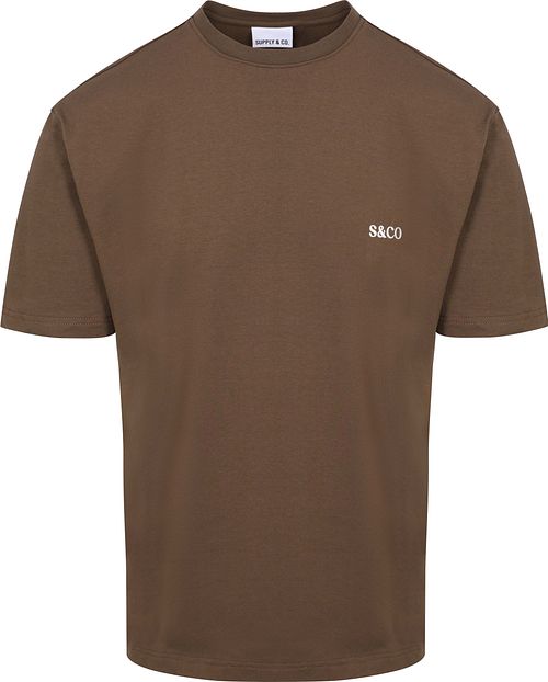 Supply & Co T-Shirt Backprint Bruin Product