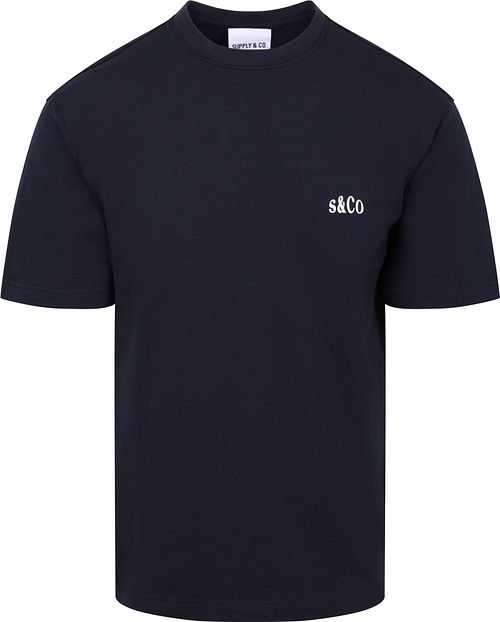 Supply & Co T-shirt Backprint Navy Product