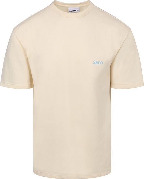 Supply & Co T-skjorte Backprint Off White Product