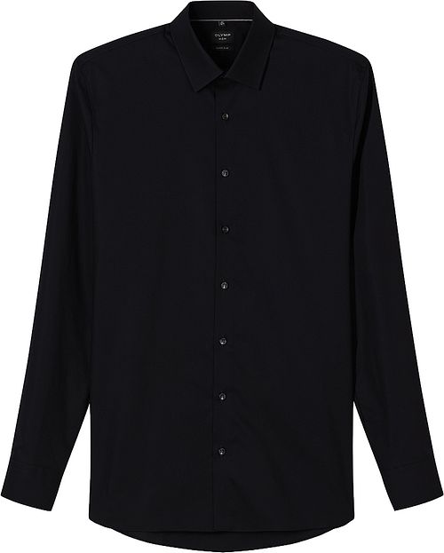 OLYMP No'6 six Super Slim Fit Koszula Czarna Product / Achterkant