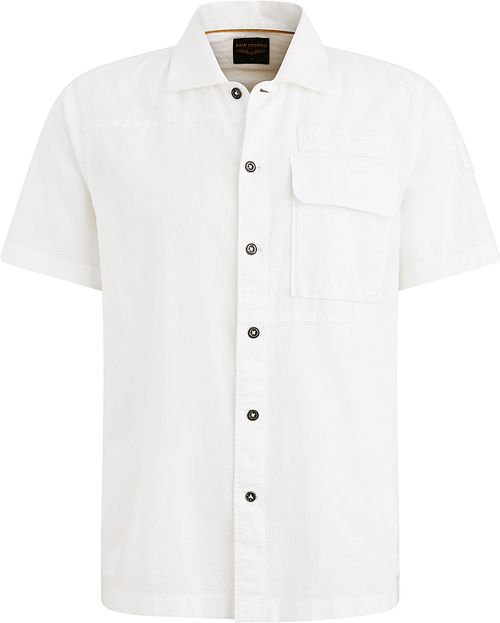 PME Legend Short Sleeve Overhemd Linen Blend Wit Product