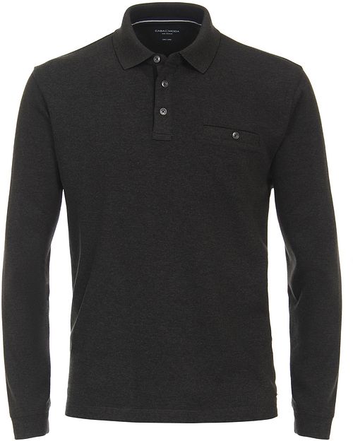 CASAMODA Polo a maniche lunghe antracite Product