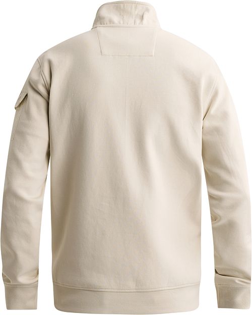 PME Legend Half Zip Sweater Bone White