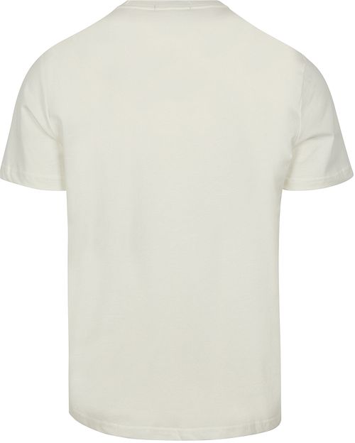 T-Shirt Fred Perry bianca 129 Product / Achterkant