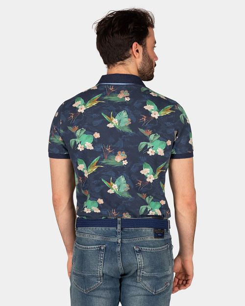 NZA Polo Nivalus Navy Model / Achterkant