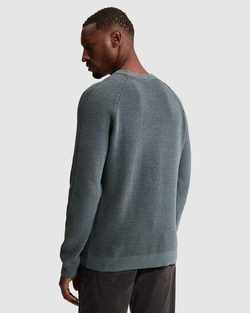 Cast Iron Pullover Chenille Mirage Blue