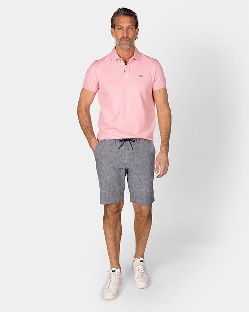 NZA Polo Peter Pastel Pink Model / Voorkant