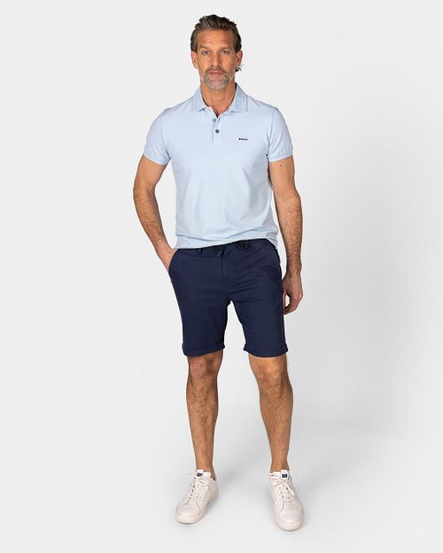 NZA Polo Peter Pastel Blue Model / Voorkant