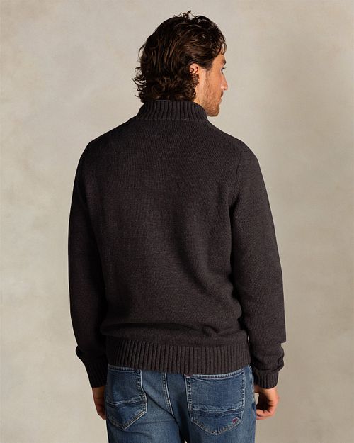 Sweter NZA Mocker Adan, antracytowy Model / Achterkant