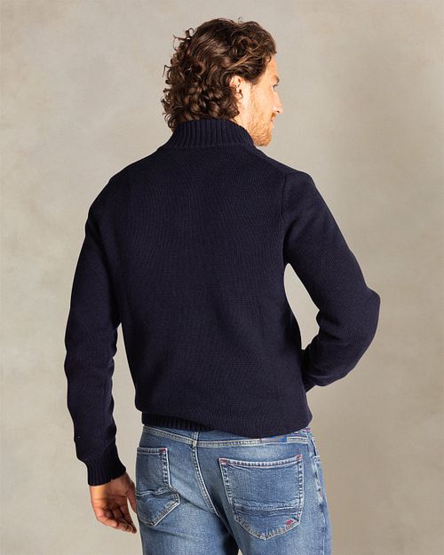 Sweter NZA Mocker Adan Navy Model / Achterkant