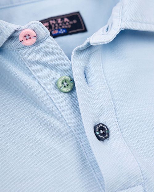 NZA Piké Peter Pastellblå Product / Detail