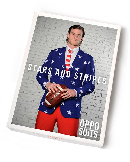 OppoSuits Stjärnor och Stripes Kostym Anders