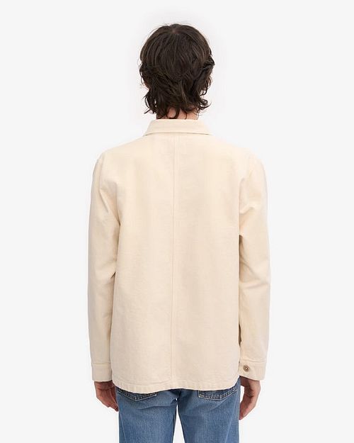 Overshirt Colorful Standard w kolorze ecru Model / Achterkant