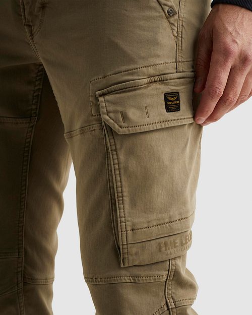 PME Legend Expedizor Cargo Trousers Kaki Model / Detail