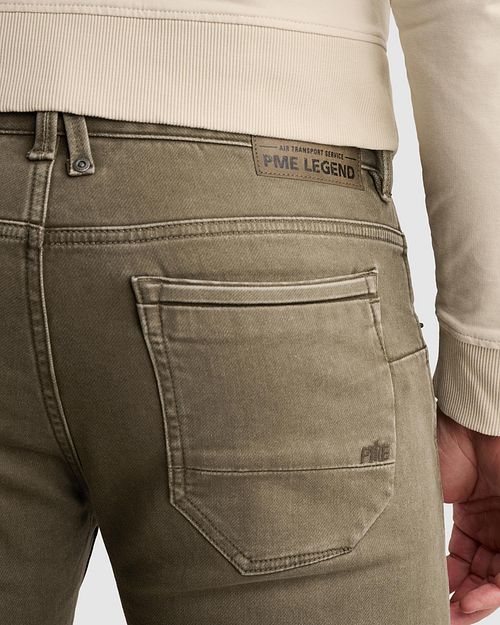 PME Legend Nightflight Jeansy Green Model / Detail