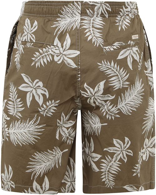 Scotch and Soda Shorts med mørkt grønt print Product / Achterkant