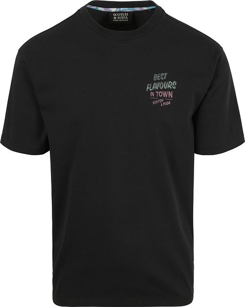Scotch & Soda T-Shirt Artwork Noir Product