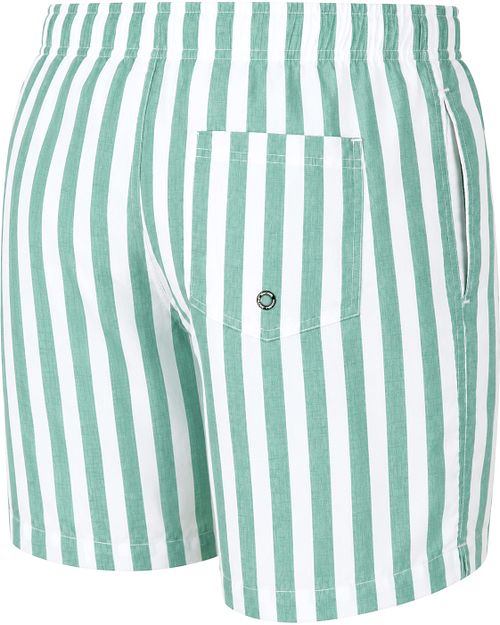 Kąpielówki Suitable Big Stripe w kolorze zielonym Product / Achterkant