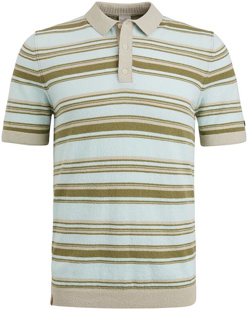 Cast Iron Polo Shirt Bouclé Hellblau Product
