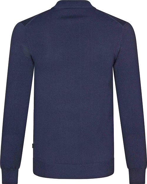 Cavallaro Milacio golf z wysokim kołnierzem granatowy Product / Achterkant