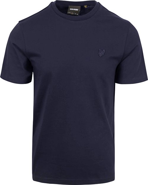 Lyle og Scott T-shirt i enkelt, marineblå Product