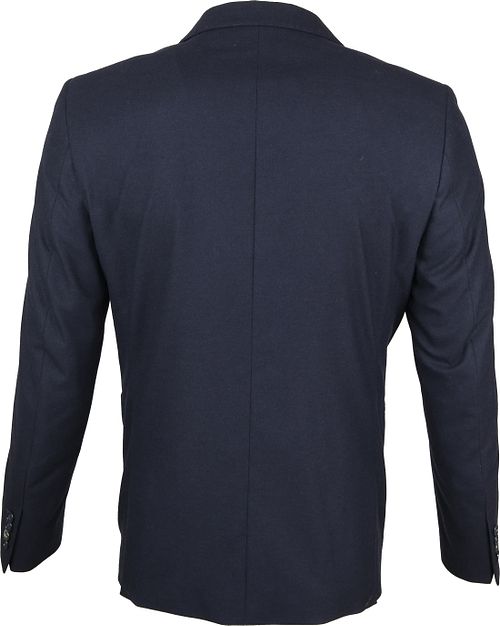 Suitable Kavaj Flanell Marinblå Product / Achterkant