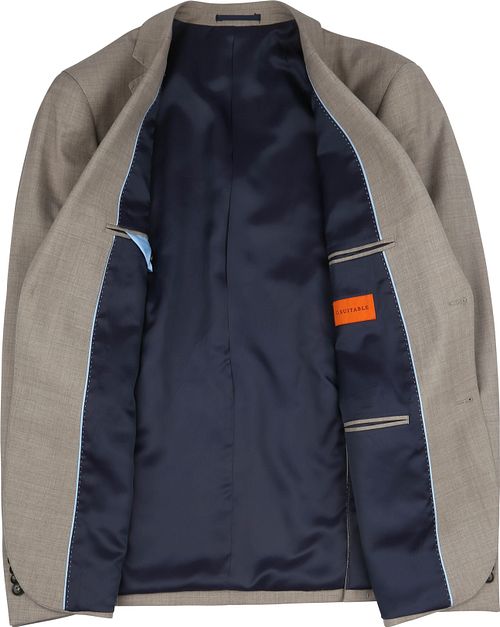 Passande Toulon Kostym i Grått Ylle Product / Detail