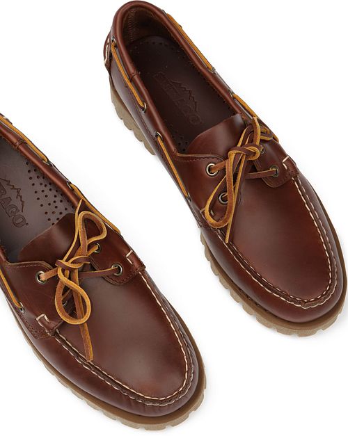 Sebago Chaussures Bateau Ranger Waxy Marron