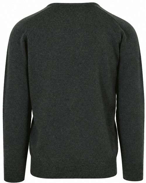William Lockie V-Neck Lambswool Seaweed