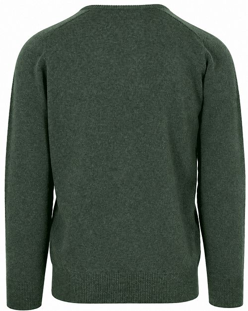 William Lockie V-Neck Lambswool Rosemary