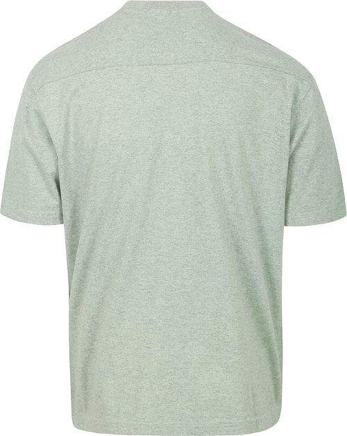 No Excess T-Shirt Melange Mintgrün Product / Achterkant