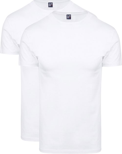 Alan Red Oakville T-shirt Vit (2-pack) Product