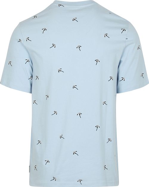 T-Shirt Scotch and Soda z nadrukiem, jasnoniebieski Product / Achterkant
