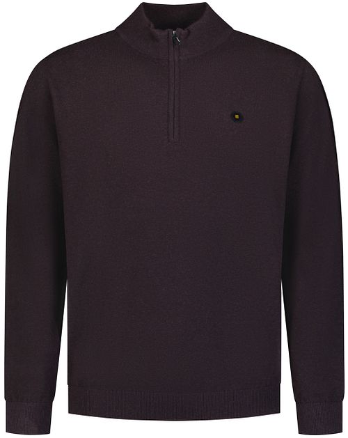 No Excess Half Zip Pull Marron Product