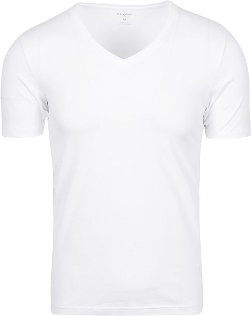 OLYMP T-Shirt Djup V-ringning Stretch Product