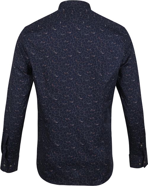 Suitable Skjorta BD Blommor Mörkblå Product