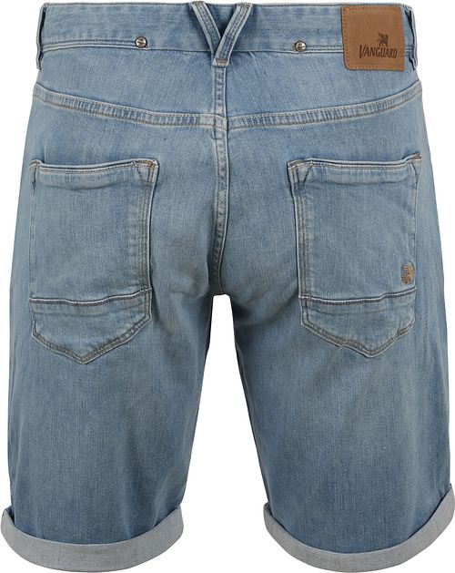 Vanguard V7 Rider Denim Short Lichtblauw Product / Achterkant