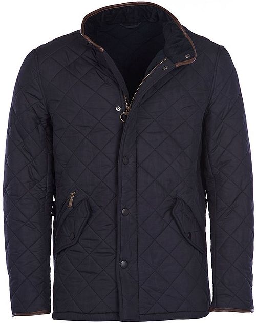 Barbour Quilted Jacket Powell Dark Blue Product