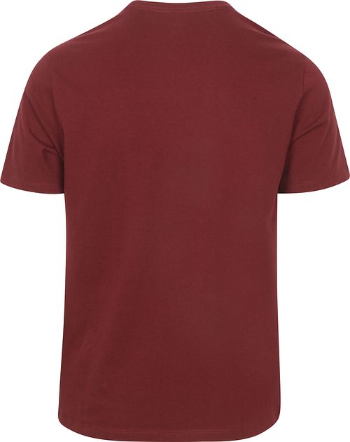 Levi's T-shirt Original Bordeaux Product / Achterkant