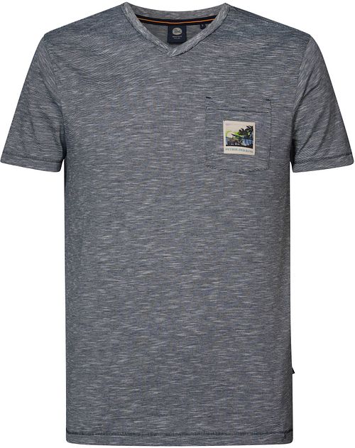 Petrol T-shirt i blå med print Product