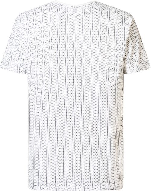 Petrol T-shirt Myrtle Beach Avtryck Vit Product / Achterkant