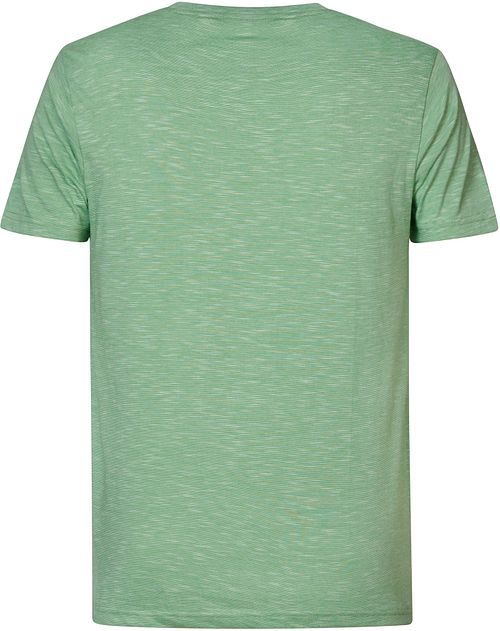 Petrol T-Shirt Palmora Melange Zielony Product / Achterkant