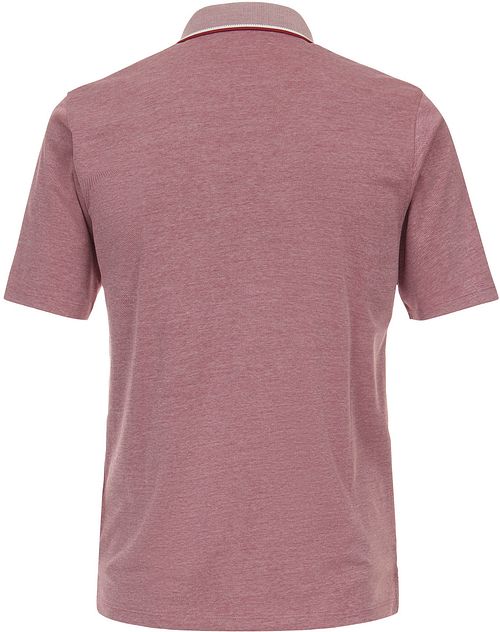 Casa Moda Poloshirt i Melange Pink Product / Achterkant