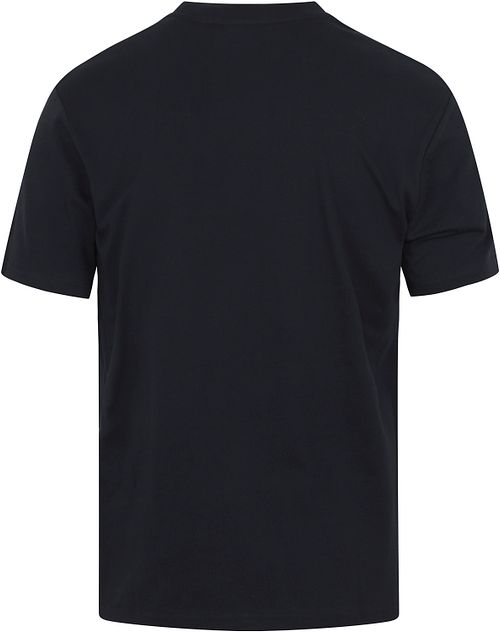 Marc O'Polo T-Shirt z logo, granatowy Product / Achterkant