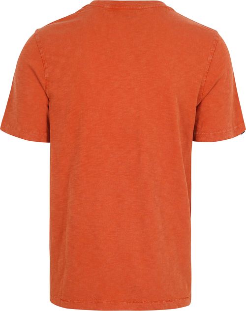 Superdry Slub T-Shirt Melange Orange Product / Achterkant