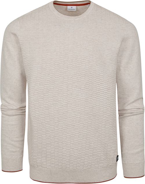 Blue Industry Strukturierter Pullover Hellbeige Product