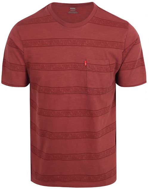 Levi's Classic Camiseta De Rayas Rood Product