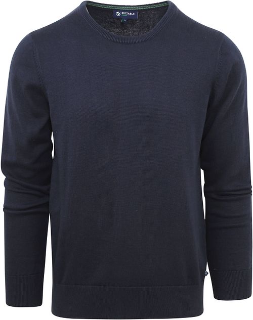 Pullover Suitable Respect Oinix z okrągłym dekoltem, granatowy Product